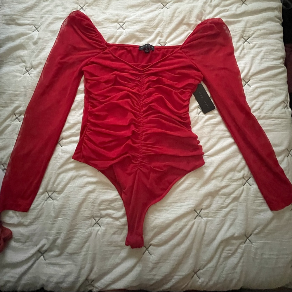 Off the Shoulder Bodysuit NWT (XL)